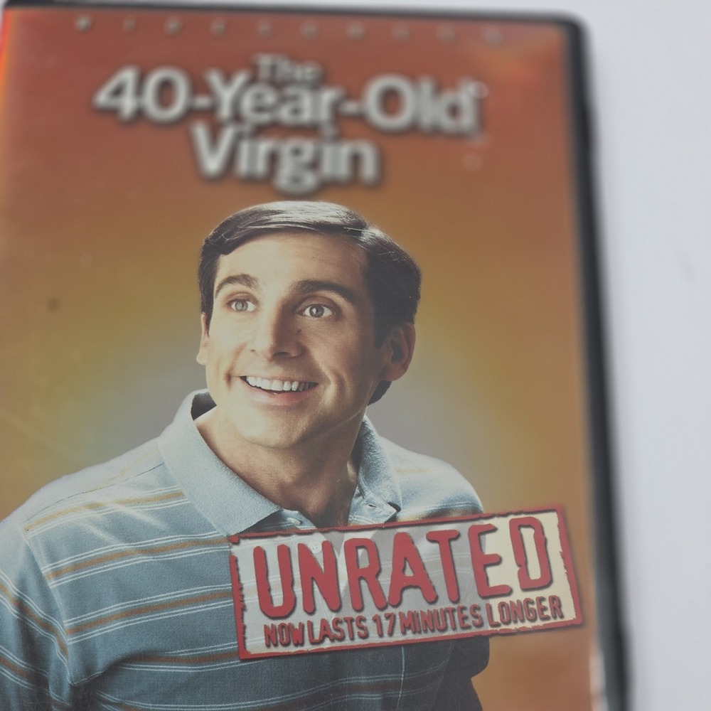 The 40-Year-Old‎ Virgin DVD Unrated Steve Carell Paul Rudd Seth Rogen Widescreen